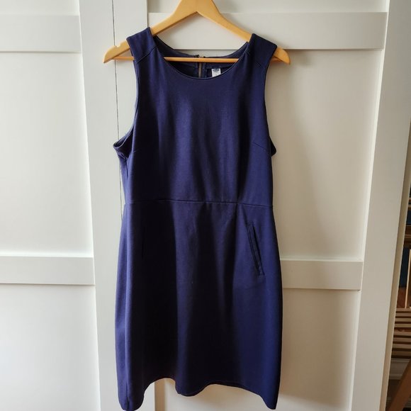 Navy Blue Old Navy Large Sleeveless Dress with pockets - Picture 1 of 7
